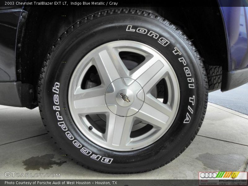 Indigo Blue Metallic / Gray 2003 Chevrolet TrailBlazer EXT LT