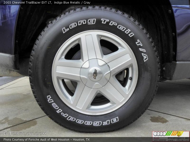 Indigo Blue Metallic / Gray 2003 Chevrolet TrailBlazer EXT LT