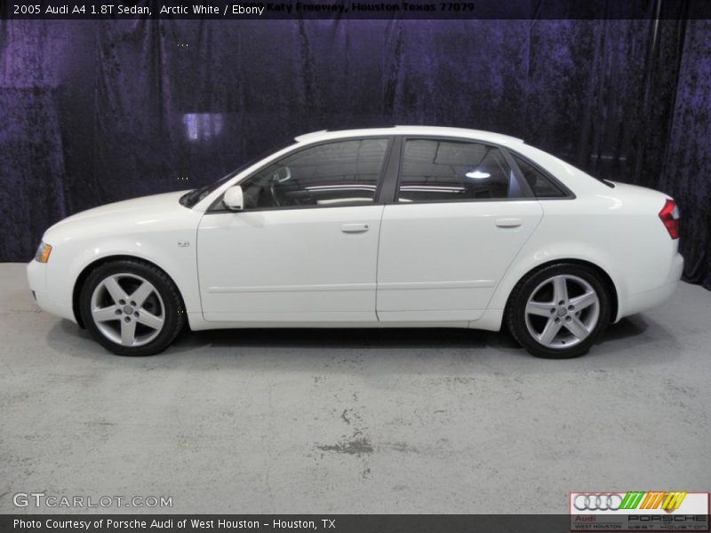 Arctic White / Ebony 2005 Audi A4 1.8T Sedan