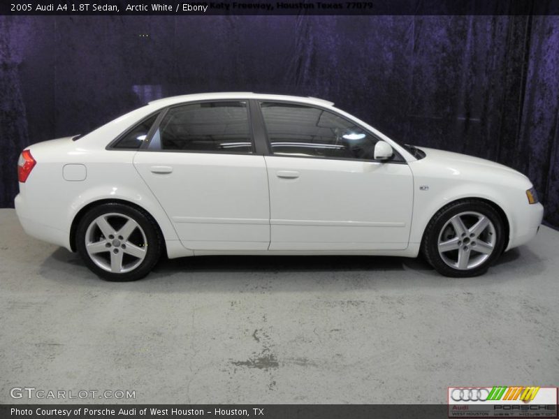 Arctic White / Ebony 2005 Audi A4 1.8T Sedan