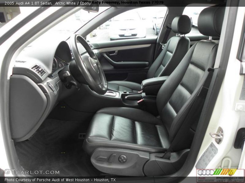 Arctic White / Ebony 2005 Audi A4 1.8T Sedan