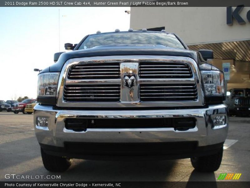 Hunter Green Pearl / Light Pebble Beige/Bark Brown 2011 Dodge Ram 2500 HD SLT Crew Cab 4x4