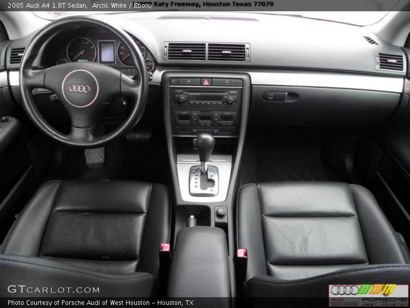 Arctic White / Ebony 2005 Audi A4 1.8T Sedan