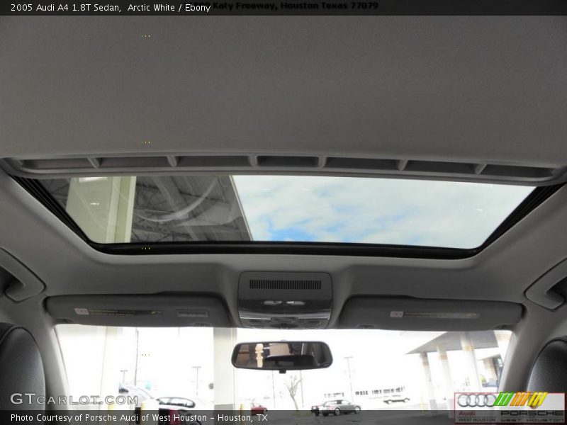 Arctic White / Ebony 2005 Audi A4 1.8T Sedan