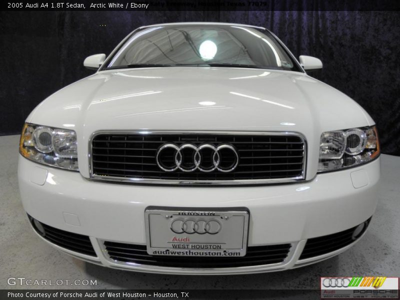 Arctic White / Ebony 2005 Audi A4 1.8T Sedan