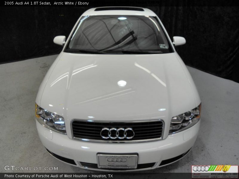 Arctic White / Ebony 2005 Audi A4 1.8T Sedan