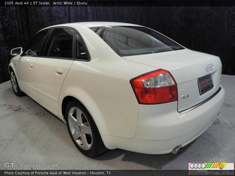 Arctic White / Ebony 2005 Audi A4 1.8T Sedan