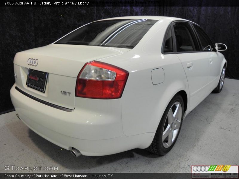 Arctic White / Ebony 2005 Audi A4 1.8T Sedan