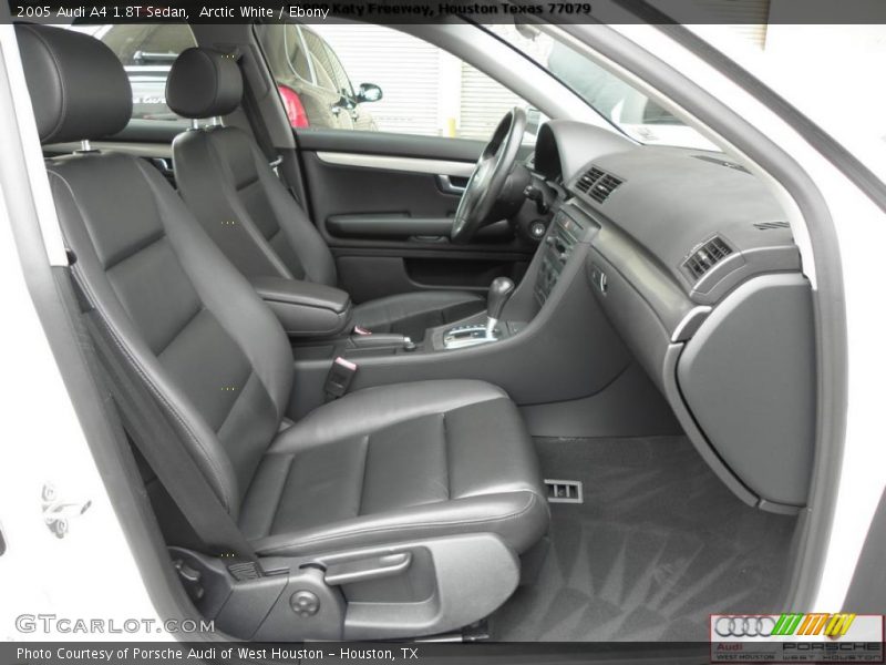 Arctic White / Ebony 2005 Audi A4 1.8T Sedan