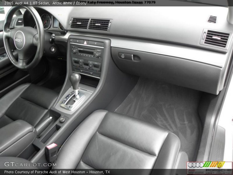Arctic White / Ebony 2005 Audi A4 1.8T Sedan