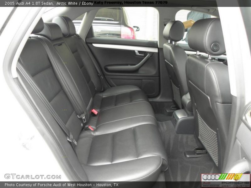 Arctic White / Ebony 2005 Audi A4 1.8T Sedan