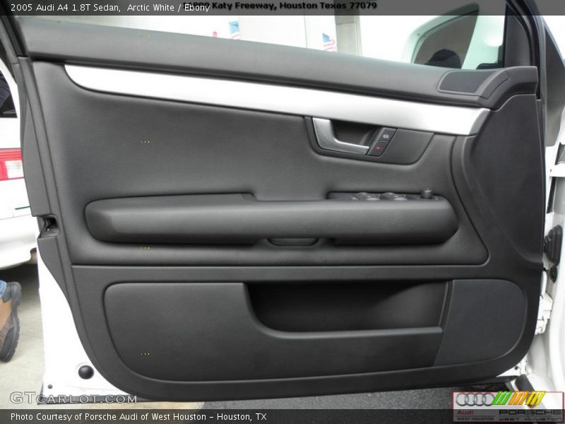 Arctic White / Ebony 2005 Audi A4 1.8T Sedan