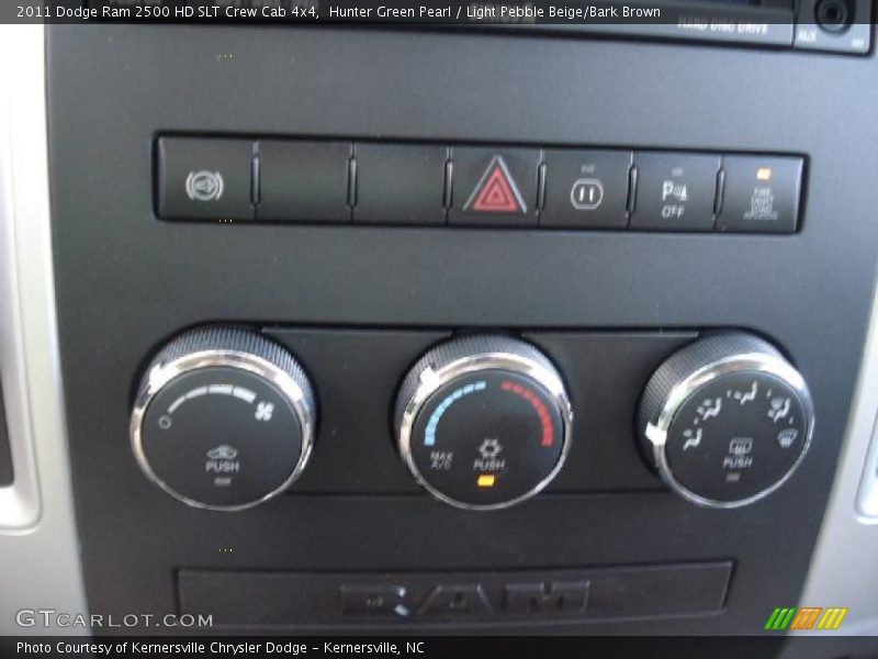 Hunter Green Pearl / Light Pebble Beige/Bark Brown 2011 Dodge Ram 2500 HD SLT Crew Cab 4x4