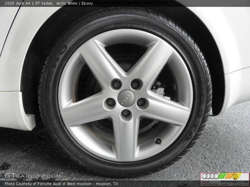 Arctic White / Ebony 2005 Audi A4 1.8T Sedan