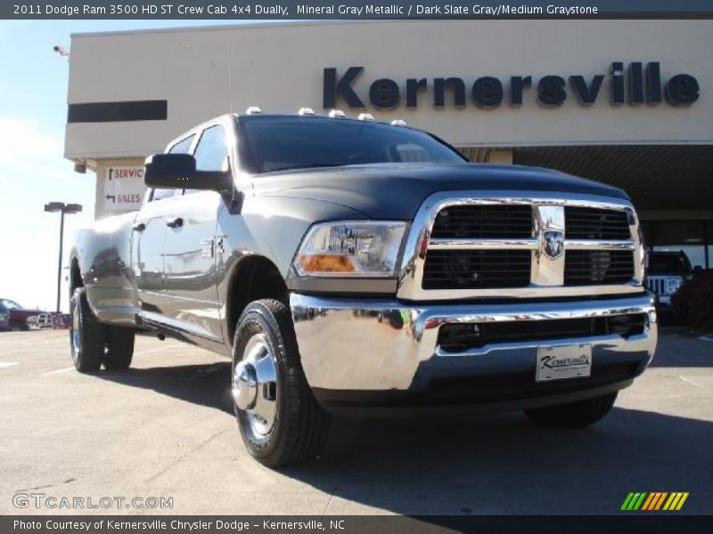 Mineral Gray Metallic / Dark Slate Gray/Medium Graystone 2011 Dodge Ram 3500 HD ST Crew Cab 4x4 Dually