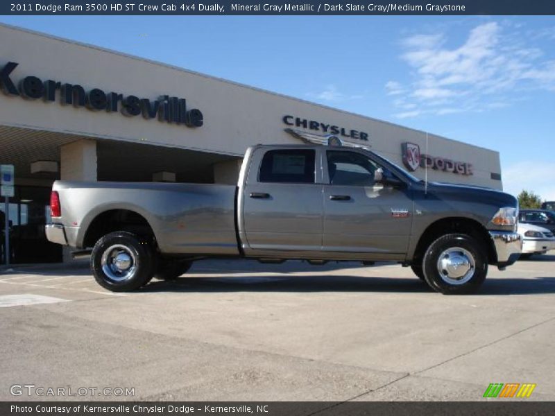 Mineral Gray Metallic / Dark Slate Gray/Medium Graystone 2011 Dodge Ram 3500 HD ST Crew Cab 4x4 Dually