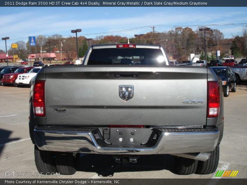 Mineral Gray Metallic / Dark Slate Gray/Medium Graystone 2011 Dodge Ram 3500 HD ST Crew Cab 4x4 Dually