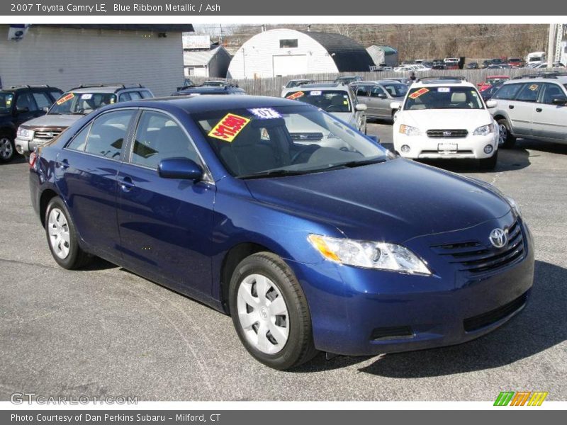 Blue Ribbon Metallic / Ash 2007 Toyota Camry LE