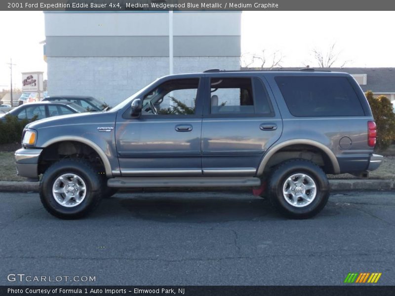 Medium Wedgewood Blue Metallic / Medium Graphite 2001 Ford Expedition Eddie Bauer 4x4