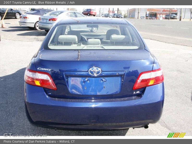 Blue Ribbon Metallic / Ash 2007 Toyota Camry LE