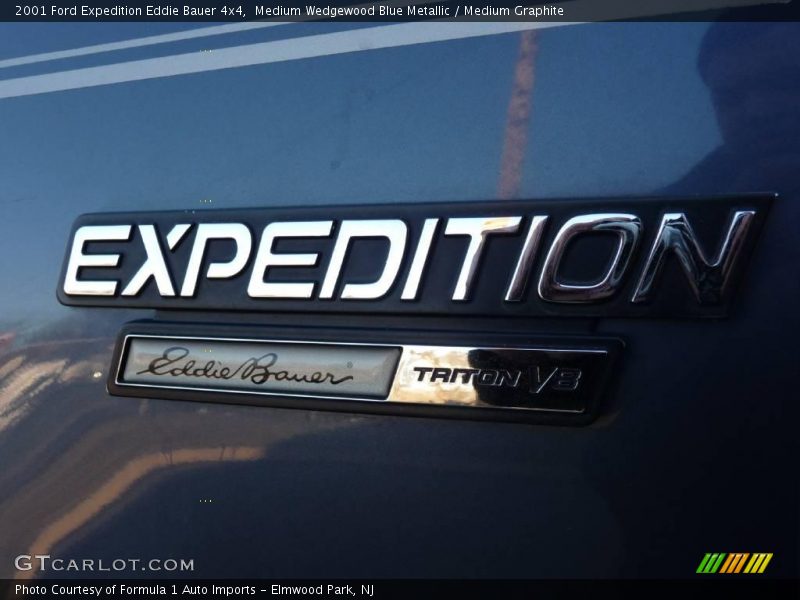 Medium Wedgewood Blue Metallic / Medium Graphite 2001 Ford Expedition Eddie Bauer 4x4