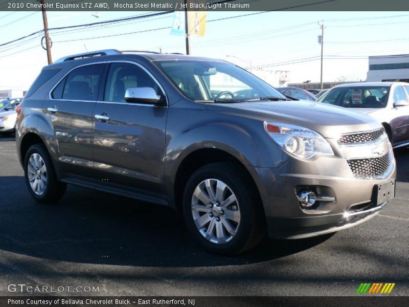 Mocha Steel Metallic / Jet Black/Light Titanium 2010 Chevrolet Equinox LTZ AWD