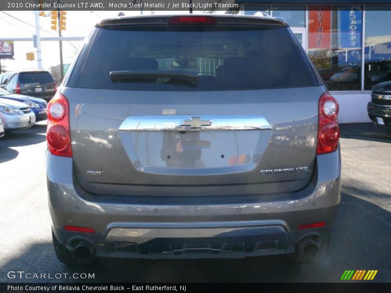 Mocha Steel Metallic / Jet Black/Light Titanium 2010 Chevrolet Equinox LTZ AWD