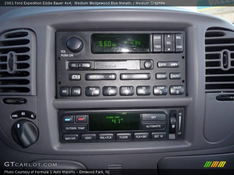 Medium Wedgewood Blue Metallic / Medium Graphite 2001 Ford Expedition Eddie Bauer 4x4