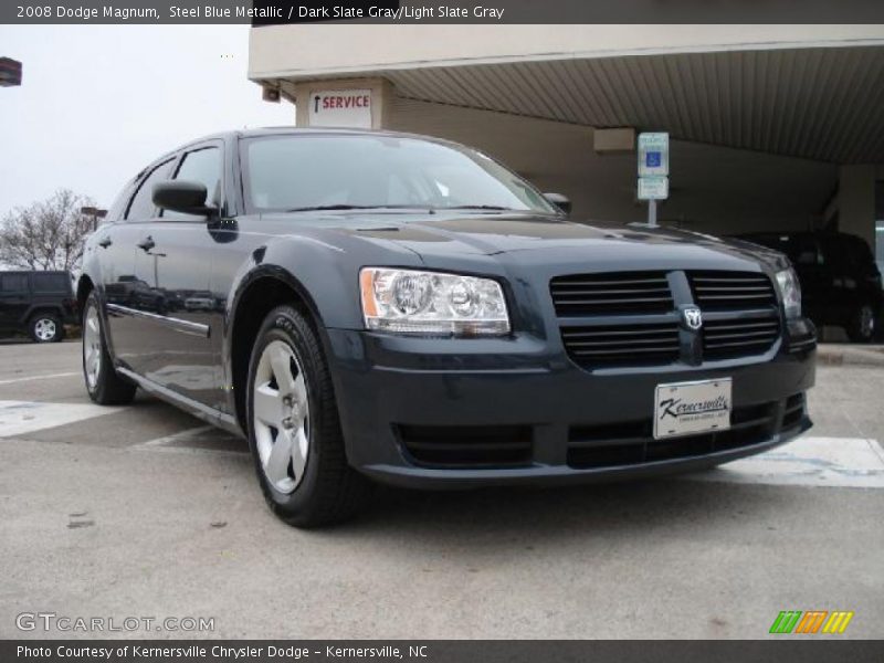 Steel Blue Metallic / Dark Slate Gray/Light Slate Gray 2008 Dodge Magnum