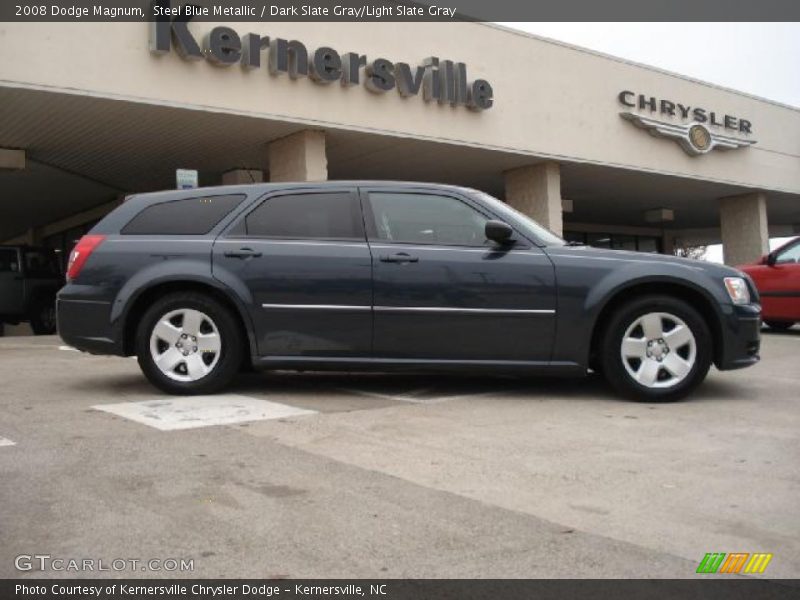 Steel Blue Metallic / Dark Slate Gray/Light Slate Gray 2008 Dodge Magnum