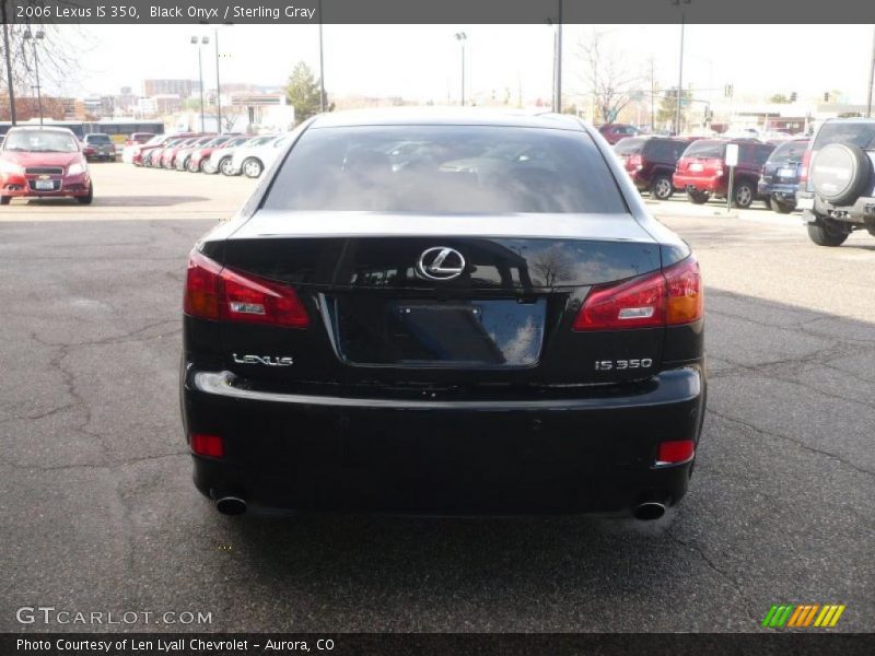 Black Onyx / Sterling Gray 2006 Lexus IS 350