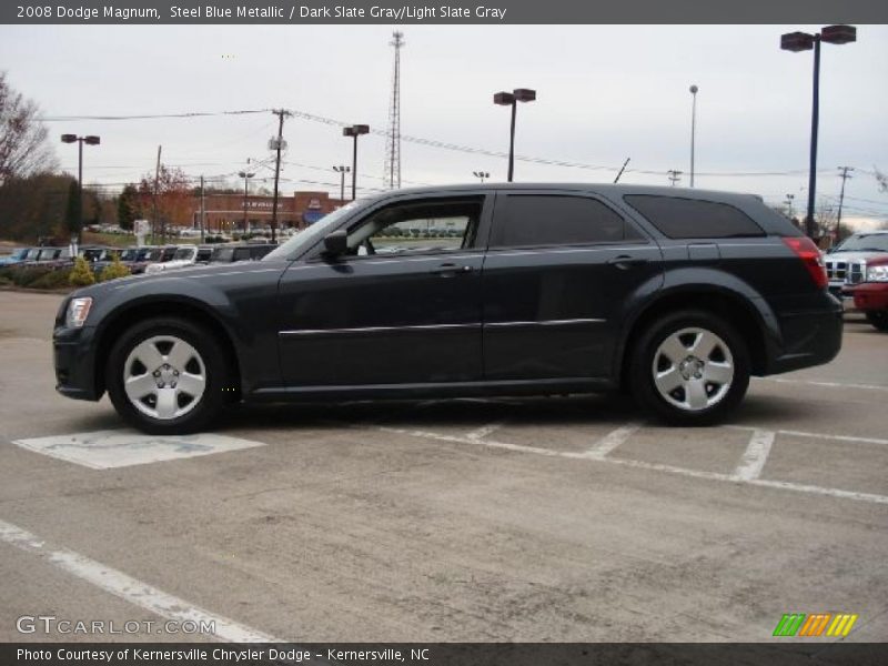 Steel Blue Metallic / Dark Slate Gray/Light Slate Gray 2008 Dodge Magnum