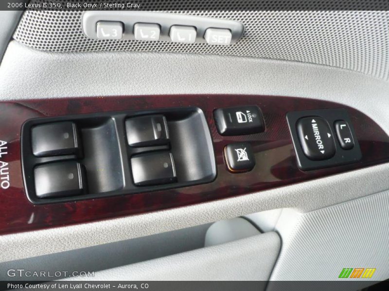 Black Onyx / Sterling Gray 2006 Lexus IS 350
