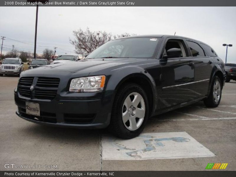 Steel Blue Metallic / Dark Slate Gray/Light Slate Gray 2008 Dodge Magnum