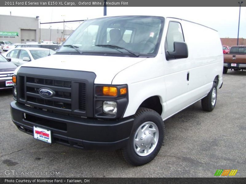 Oxford White / Medium Flint 2011 Ford E Series Van E150 XL Cargo