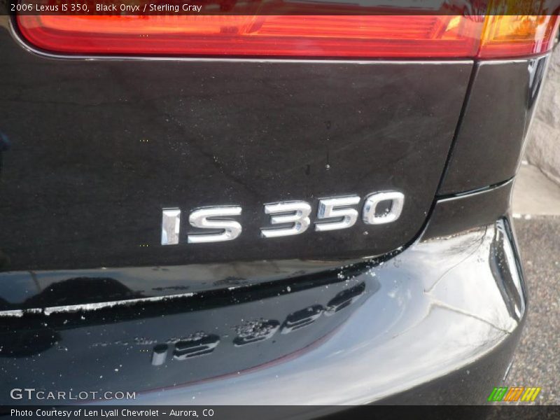 Black Onyx / Sterling Gray 2006 Lexus IS 350