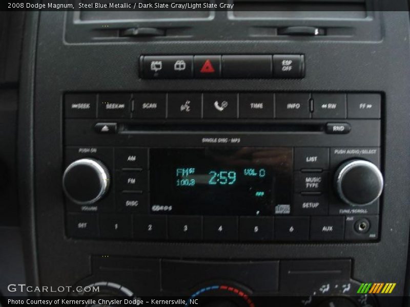 Steel Blue Metallic / Dark Slate Gray/Light Slate Gray 2008 Dodge Magnum