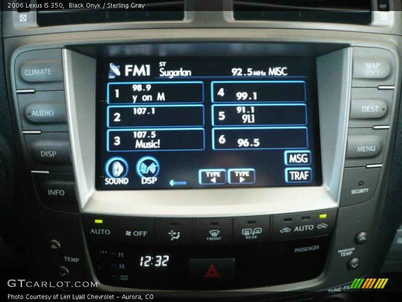 Black Onyx / Sterling Gray 2006 Lexus IS 350