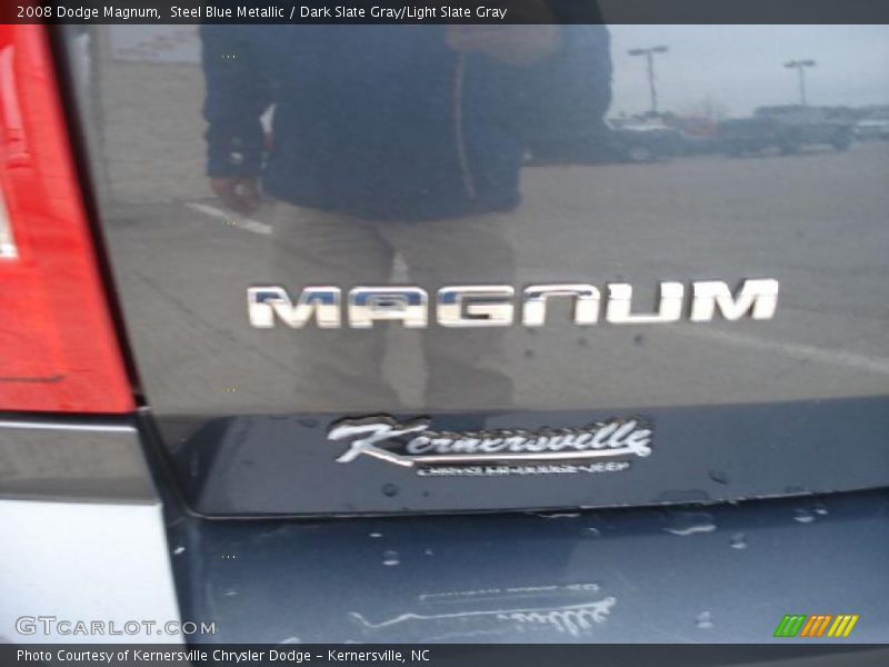 Steel Blue Metallic / Dark Slate Gray/Light Slate Gray 2008 Dodge Magnum