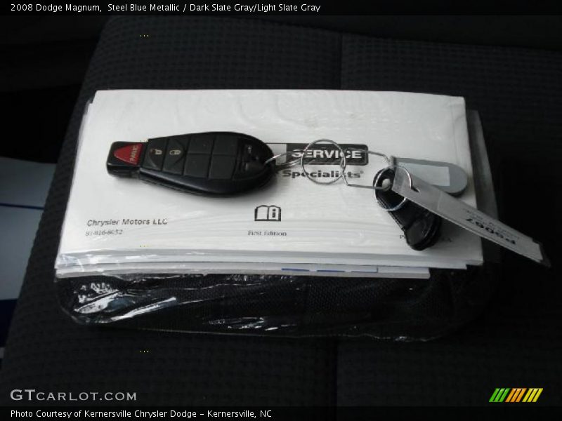 Steel Blue Metallic / Dark Slate Gray/Light Slate Gray 2008 Dodge Magnum