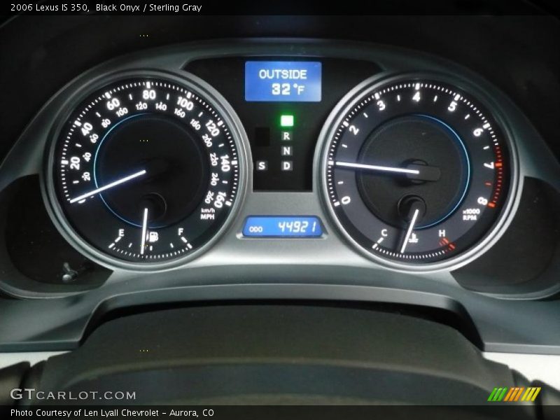 Black Onyx / Sterling Gray 2006 Lexus IS 350