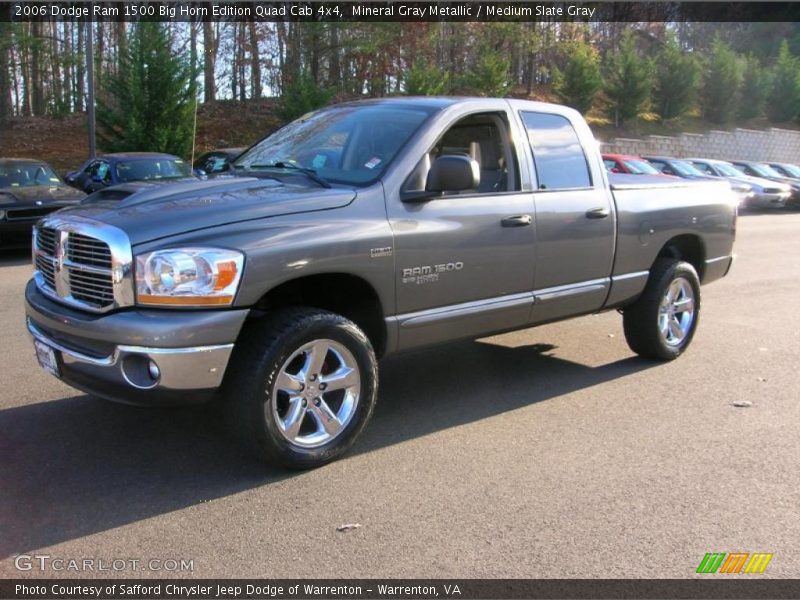 Mineral Gray Metallic / Medium Slate Gray 2006 Dodge Ram 1500 Big Horn Edition Quad Cab 4x4