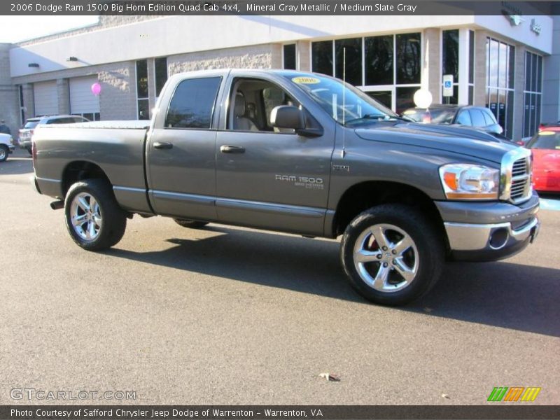 Mineral Gray Metallic / Medium Slate Gray 2006 Dodge Ram 1500 Big Horn Edition Quad Cab 4x4