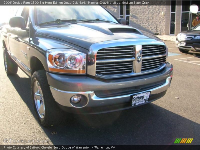 Mineral Gray Metallic / Medium Slate Gray 2006 Dodge Ram 1500 Big Horn Edition Quad Cab 4x4