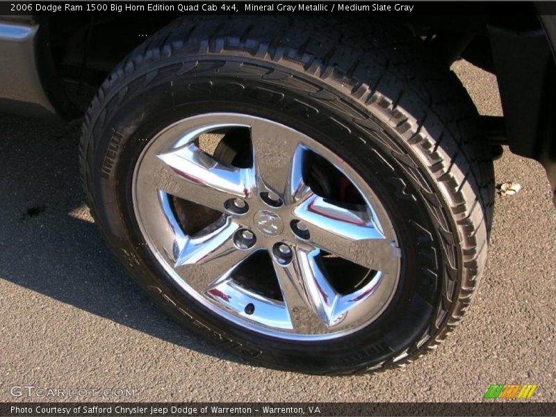 Mineral Gray Metallic / Medium Slate Gray 2006 Dodge Ram 1500 Big Horn Edition Quad Cab 4x4