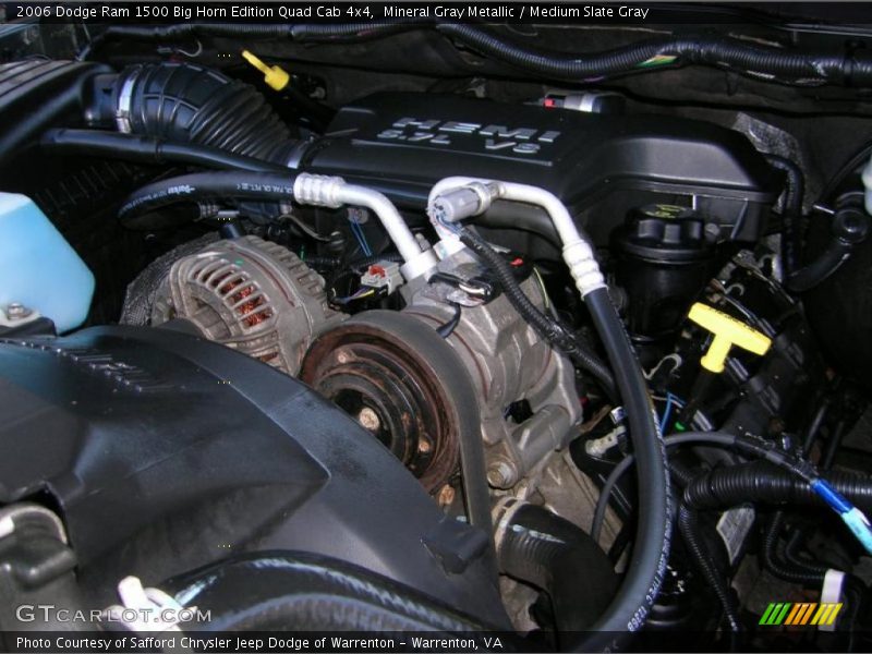Mineral Gray Metallic / Medium Slate Gray 2006 Dodge Ram 1500 Big Horn Edition Quad Cab 4x4