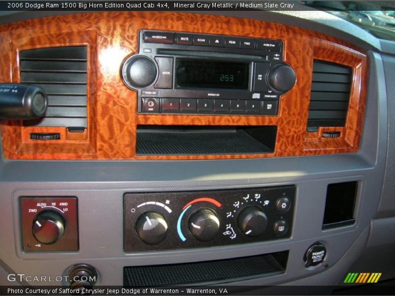 Mineral Gray Metallic / Medium Slate Gray 2006 Dodge Ram 1500 Big Horn Edition Quad Cab 4x4