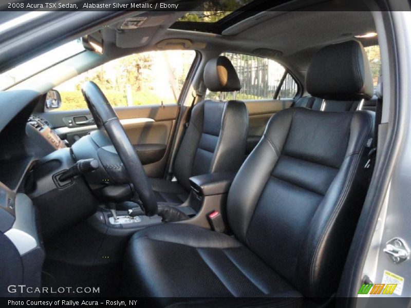 Alabaster Silver Metallic / Ebony 2008 Acura TSX Sedan