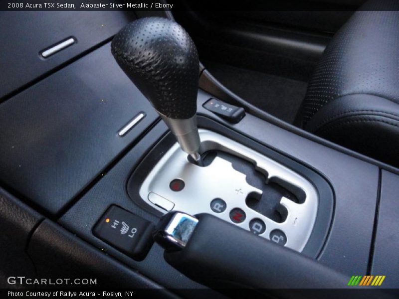 Alabaster Silver Metallic / Ebony 2008 Acura TSX Sedan