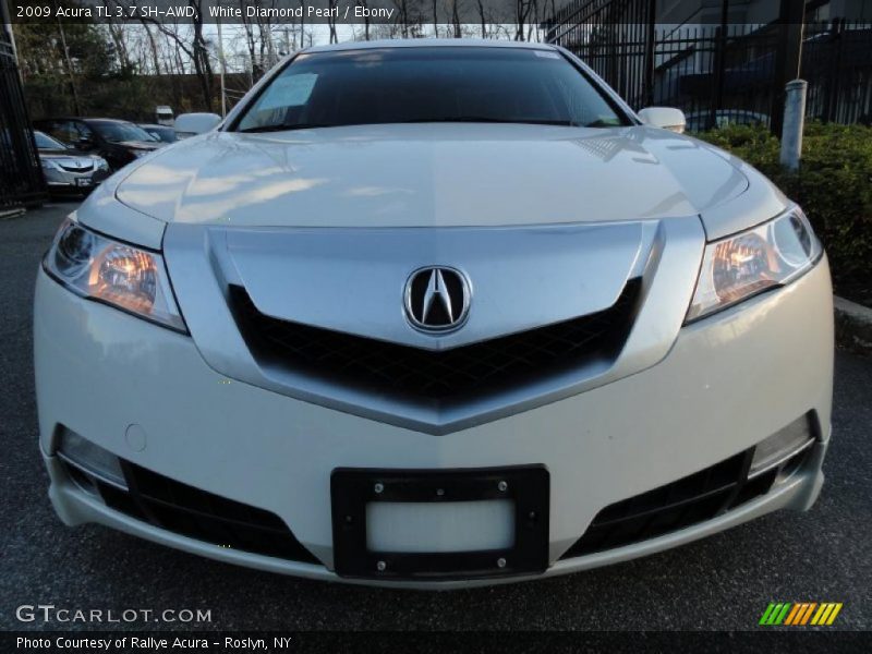 White Diamond Pearl / Ebony 2009 Acura TL 3.7 SH-AWD
